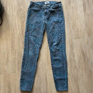 Paige Paisley Print Skinny Jeans - Soft Fabric, Size 26